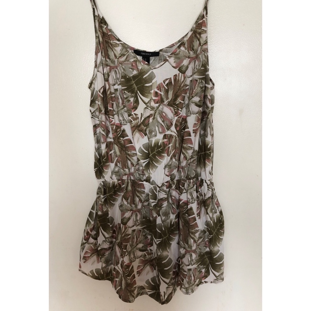 Women’s Tropical Print Romper